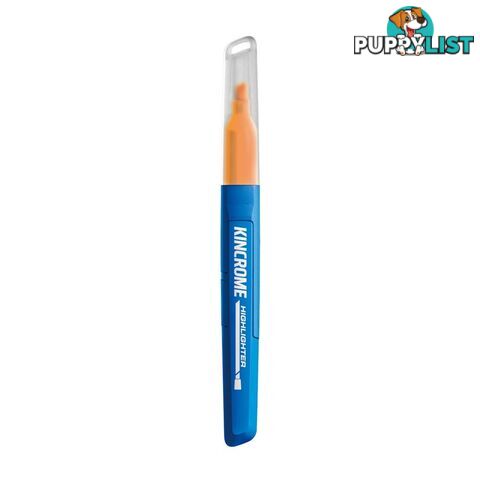 Highlighter Marker Chisel Tip Orange Each Kincrome K11763