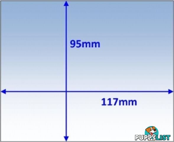 Clear Outer Lens 117 x 95mm Suits Servore SV5000 CL11795-10