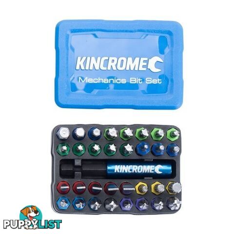 Mechanics Bit & Holder Set 33 Piece Kincrome 13650