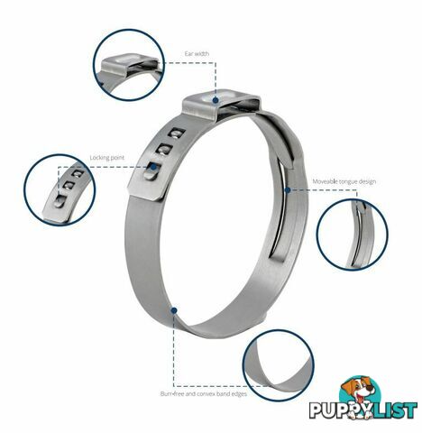 Hose Clamp 11-13 Single Ear (PKT 5) HC11-13