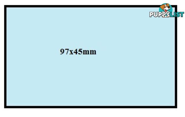 97x45mm Welding Clear Lens