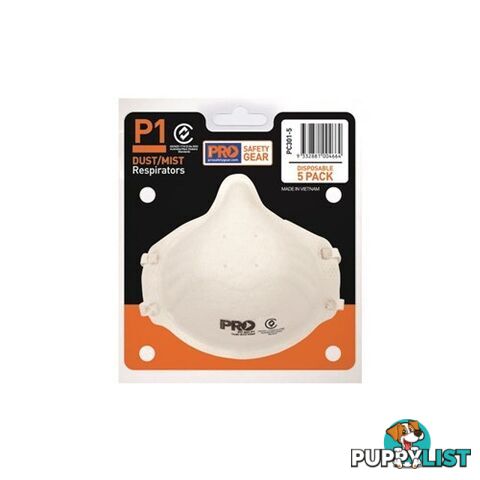 ProChoice Dust Masks P1 Pkt : 5 PC301-5