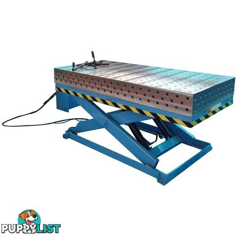 3D Welding Table With Hydraulic Scissor Lift 2400mm X 1200mm X 100mm 16YY2412