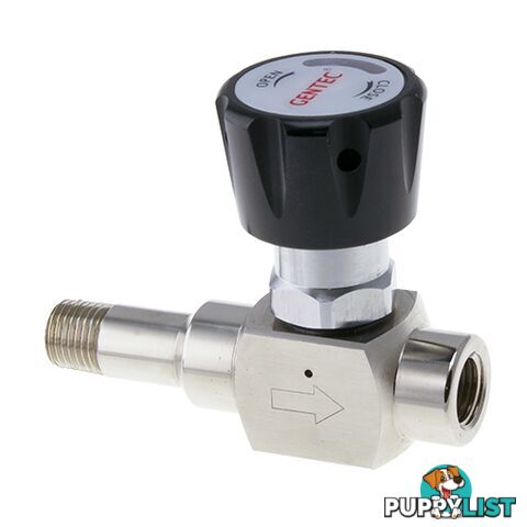 Isolation Valve Plated Brass 1/4 NPTM-FM Tesuco BP-DV11HLNT4FNT4