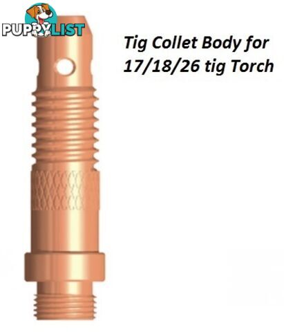 Collet Body 1.6mm For 17/18/26 Torch 10N31 Pkt : 5