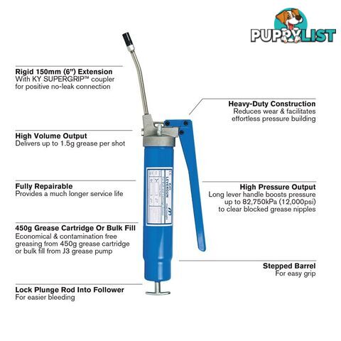 K45 LEVERGUNÂ® 450g Grease Gun - K45-01