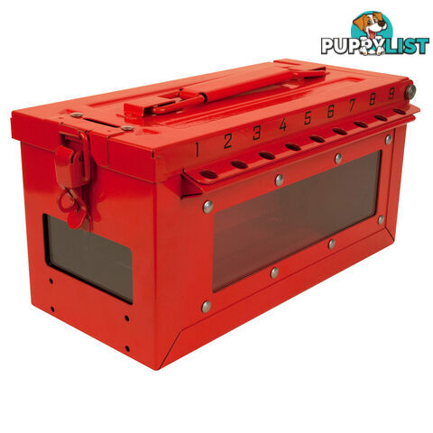 Portable Group Lock Box with Key & Side Window Masterlock S601