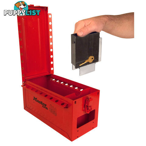 Portable Group Lock Box with Key & Side Window Masterlock S601