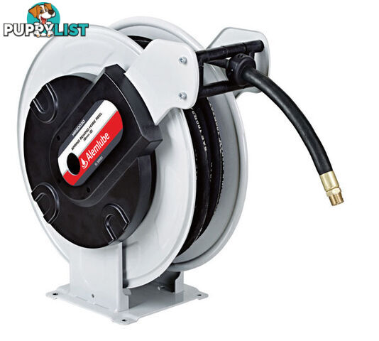 Air & Water Spring Rewind Hose Reel 3/4" x 12 Metre Alemlube HR90030