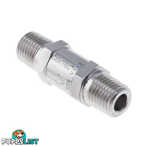 Relief Valve 140kPa 1/4" NPT M - 1/4" NPT FM For Gentec H/Purity Regulators