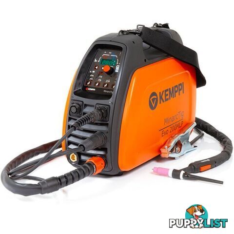 MinarcTIG EVO 200MLP TIG/MMA Welder Pack with 8m TIG Torch Kemppi P0675TX