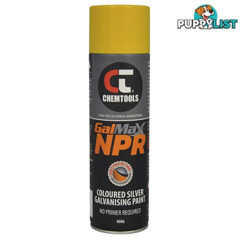 GalMaxâ¢ NPR Safety Yellow Galvanising Paint 400G CT-YSG-400