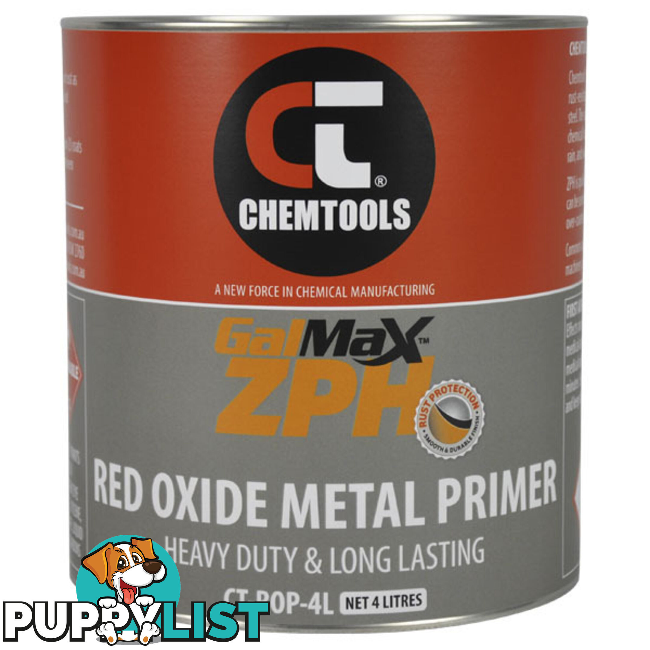 GalMaxâ¢ ZPH Red Oxide Metal Primer 4 Litres CT-ROP-4L