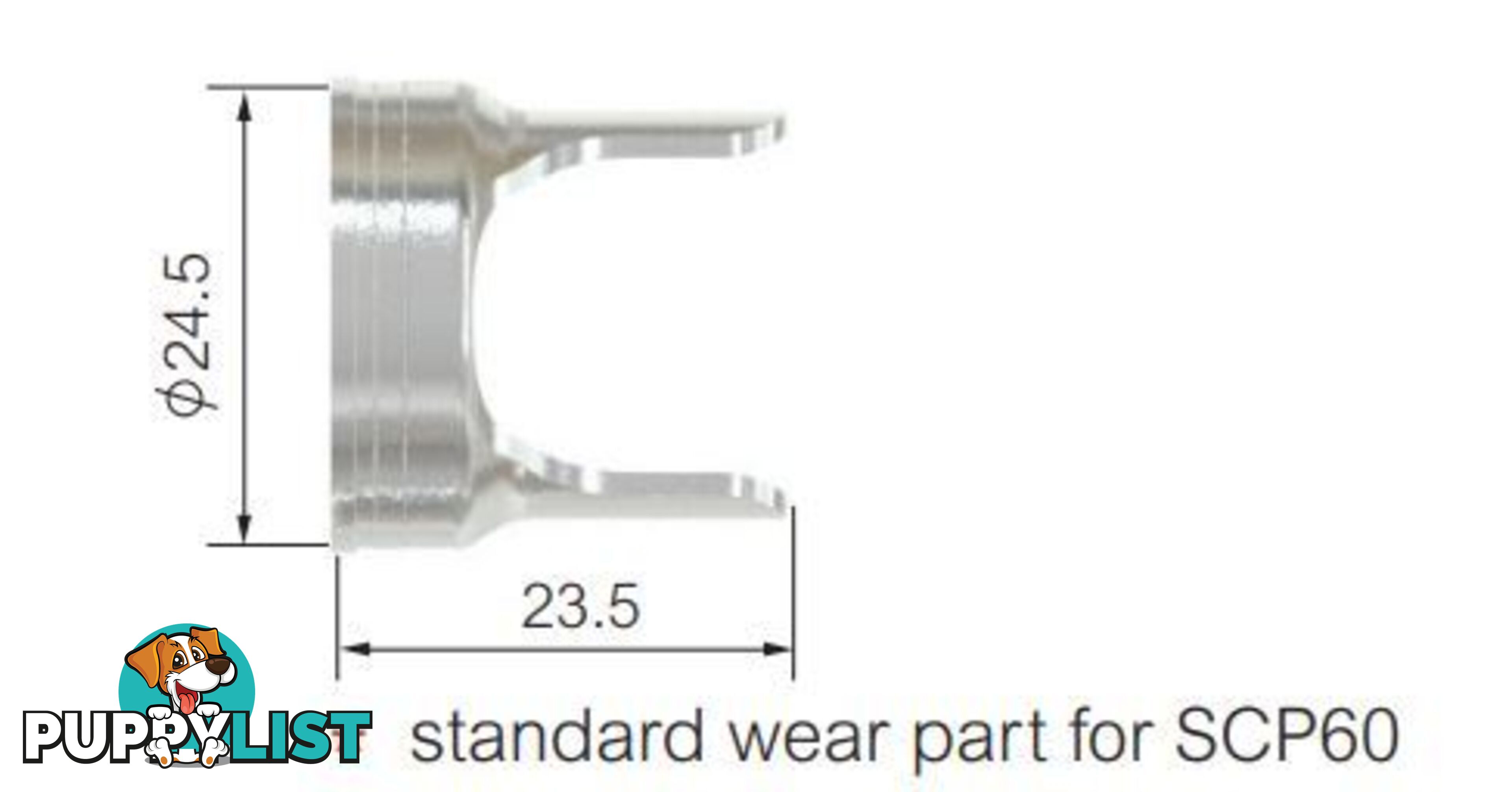 Cutting Guide Double Pointed For Surecut P40 Torch WIA SCP2540