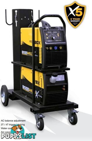 Tig Welder 320X AC/DC 415V Water Cooled Package Bossweld 692346