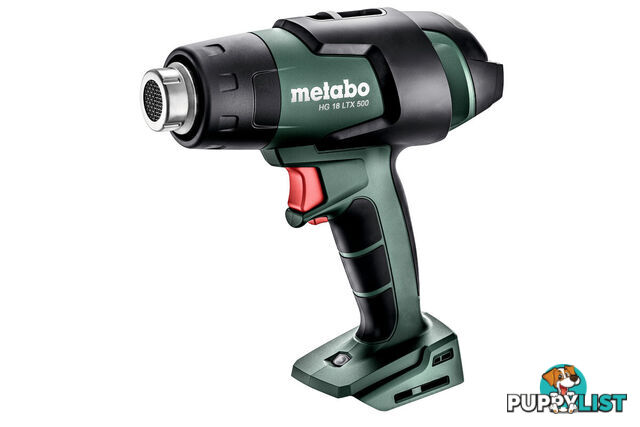 18V HG 18 LTX 500 Cordless Hot Air Guns - Skin Only Metabo 610502850