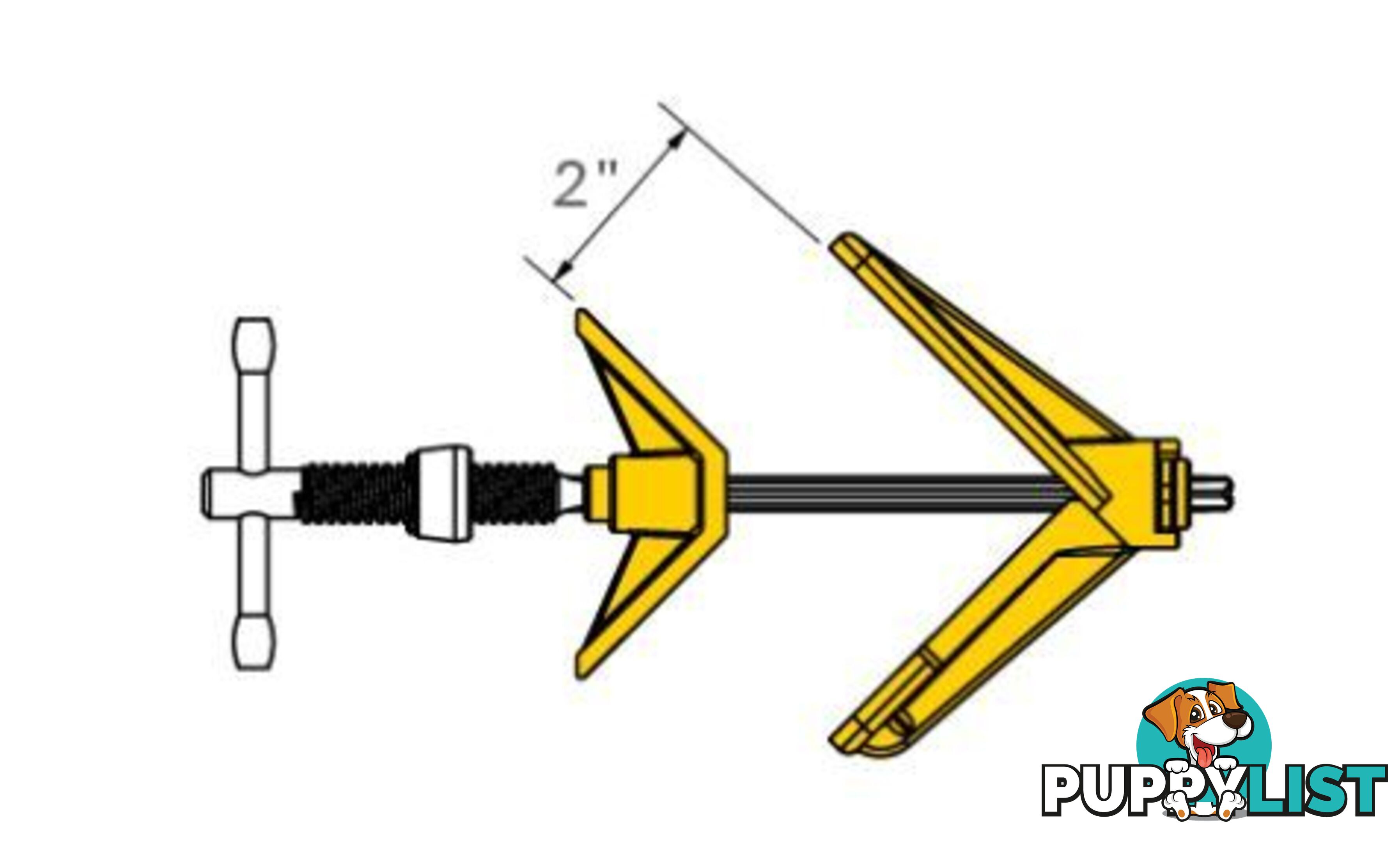 Spring Loaded L Clamp with 3-Axis Bracket UDL365