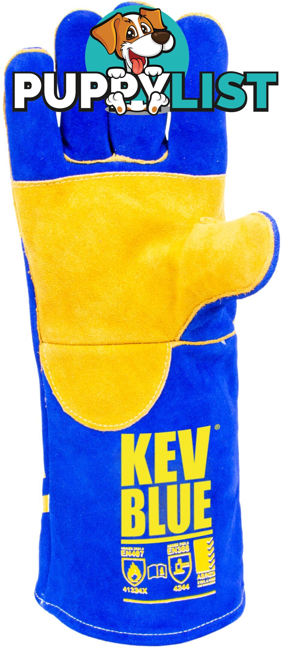 The KEVLARÂ® BLUEâ¢ Welding Glove Elliotts 300RKB