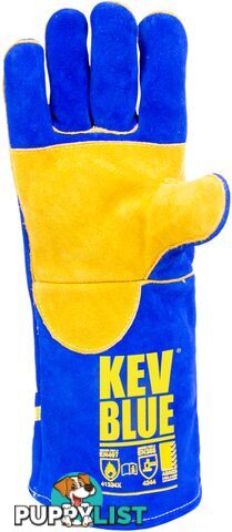 The KEVLARÂ® BLUEâ¢ Welding Glove Elliotts 300RKB