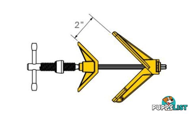 Spring Loaded L Clamp with 3-Axis Bracket + Pipe Plier Kit UDL365K