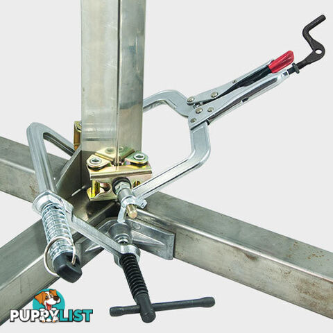 Spring Loaded L Clamp with 3-Axis Bracket + Pipe Plier Kit UDL365K