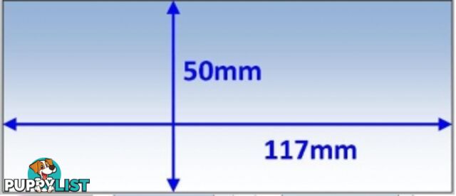 Clear Inner Lens 117 X 50mm PKT 5