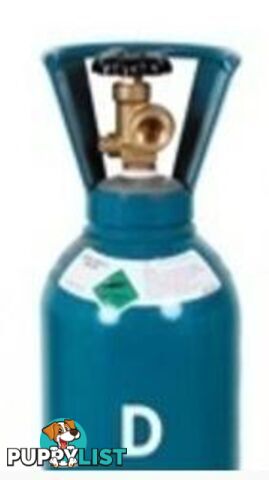 Size D 100% Pure Argon Gas Cylinder Including Gas GASARD