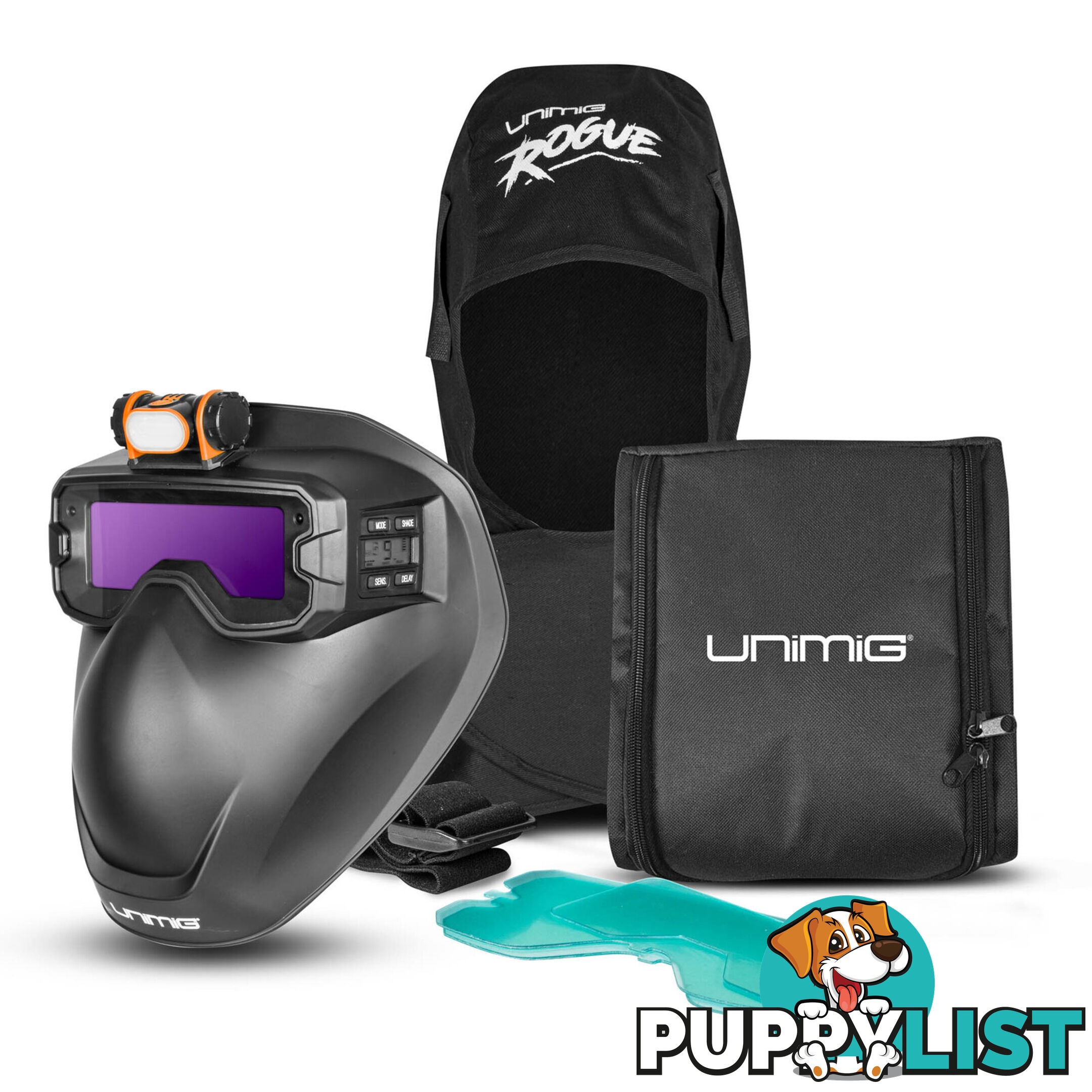 Welding Goggles & Mask Kit Auto Darkening Unimig U21001K