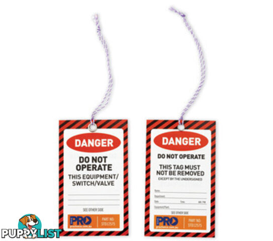 PRO Safety Tags - Red Danger