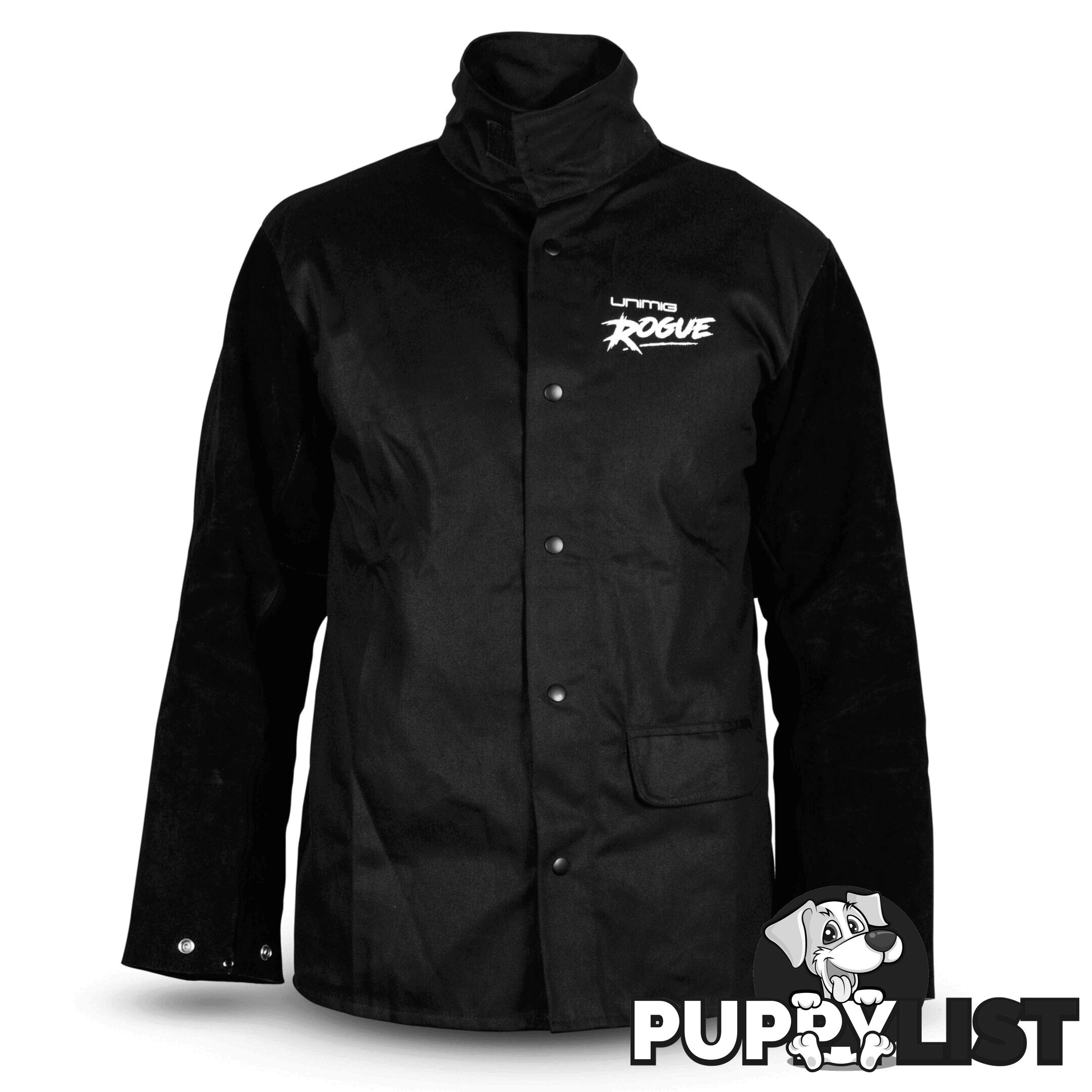 ROGUE Leather Sleeved Welding Jacket(X- Large) Unimig UMWJ-B-XL