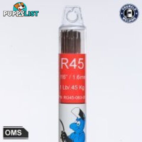 3.2mm 0.5 kg Carbon Steel RG45 Tig & Oxy Welding Rods Blue Demon OMS32M