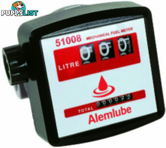 3 Digit Fuel Meter Mechanical Alemlube 51008