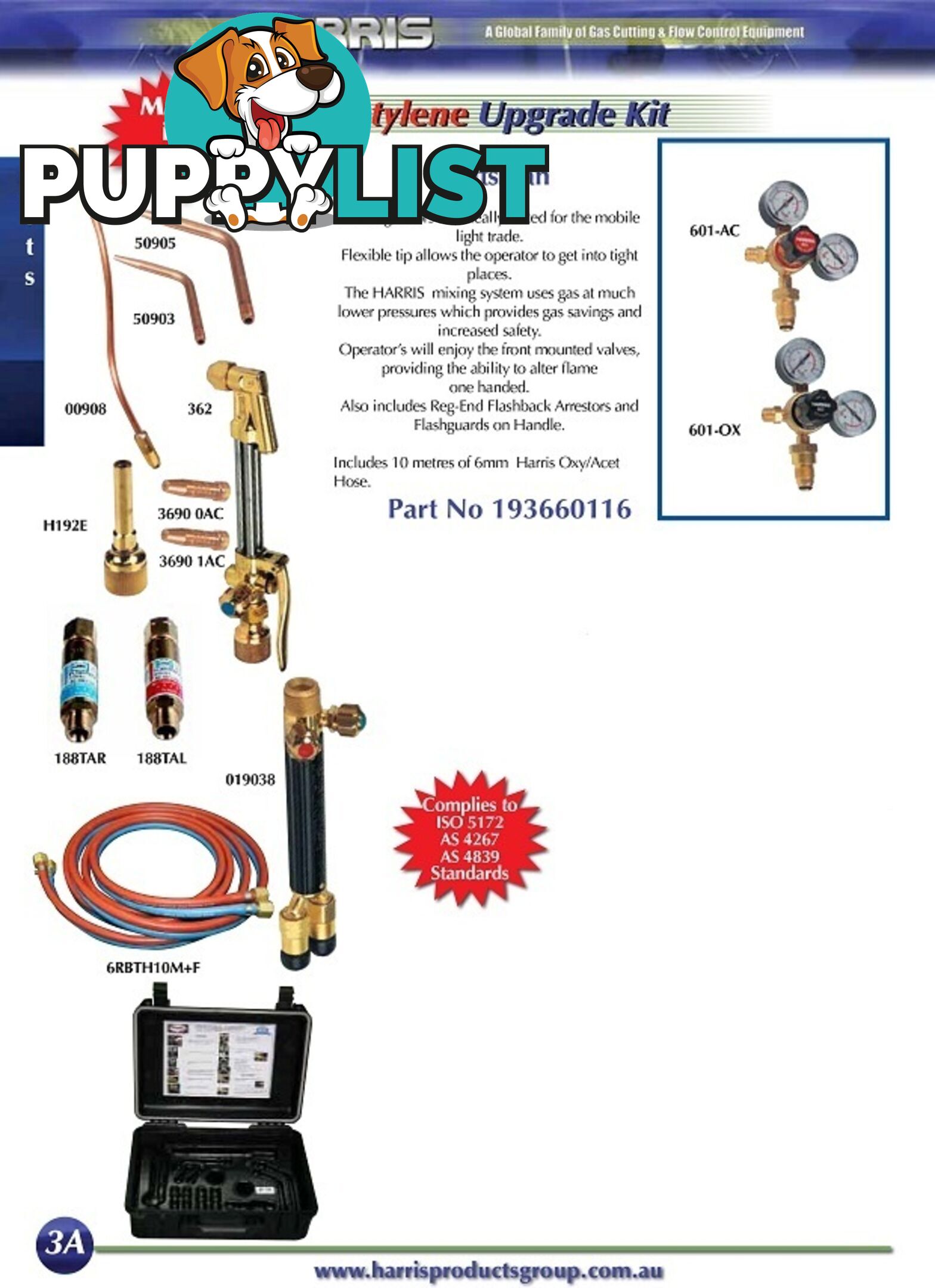 Harris Upgrade Craftsman Oxy/Acet Kit