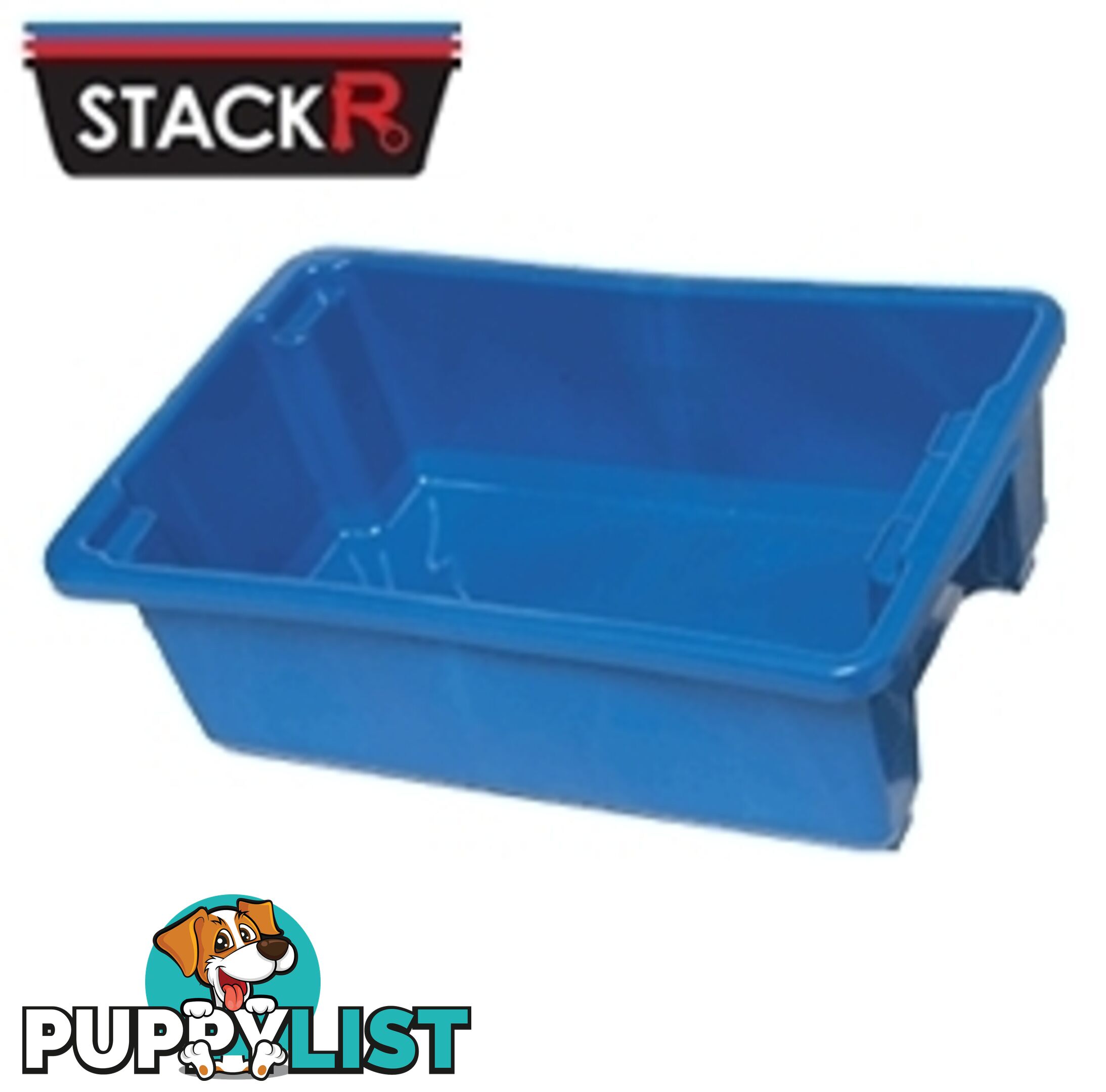 32L Stack & Nest Crates Blue