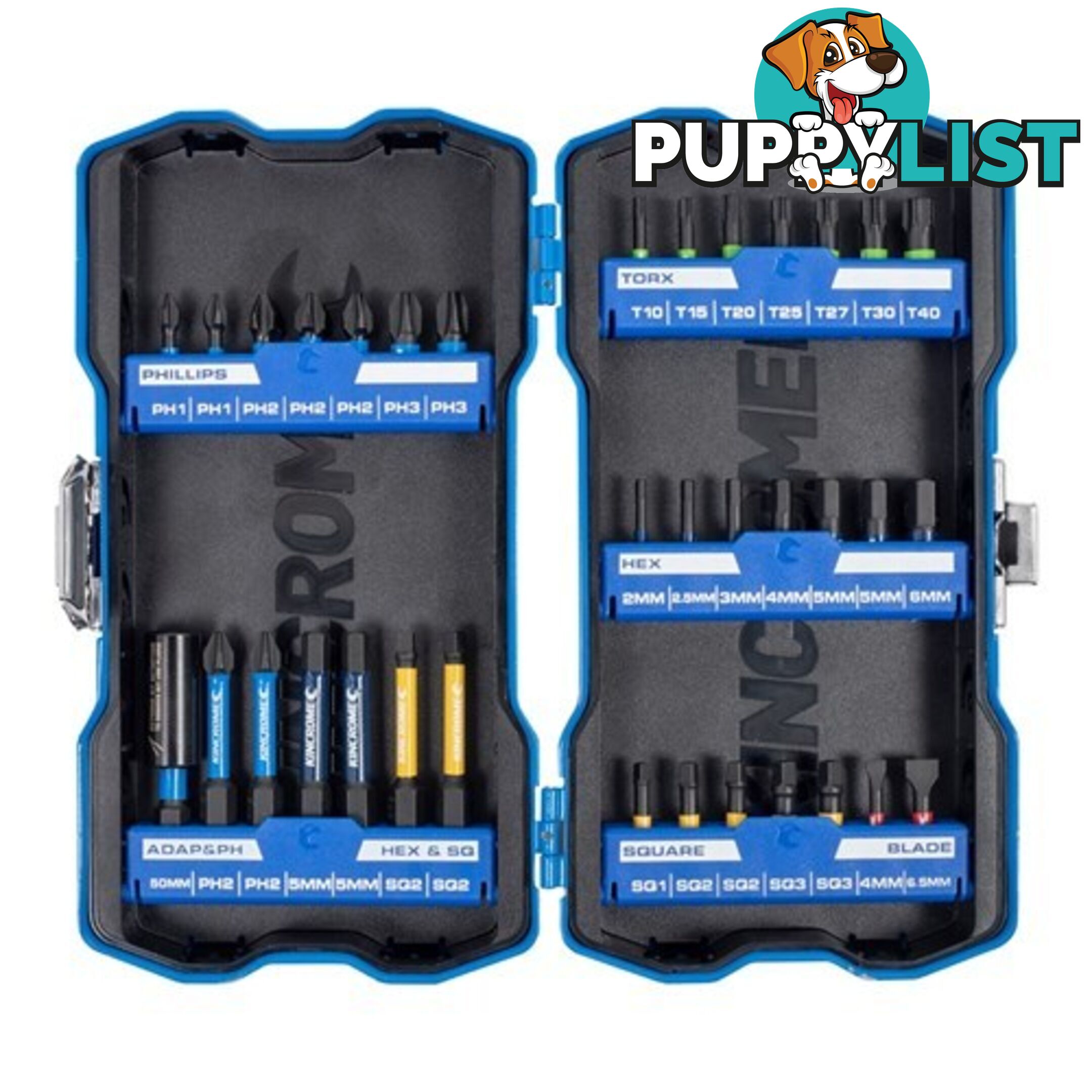 Impact Bit Set 35 Piece Kincrome K21000