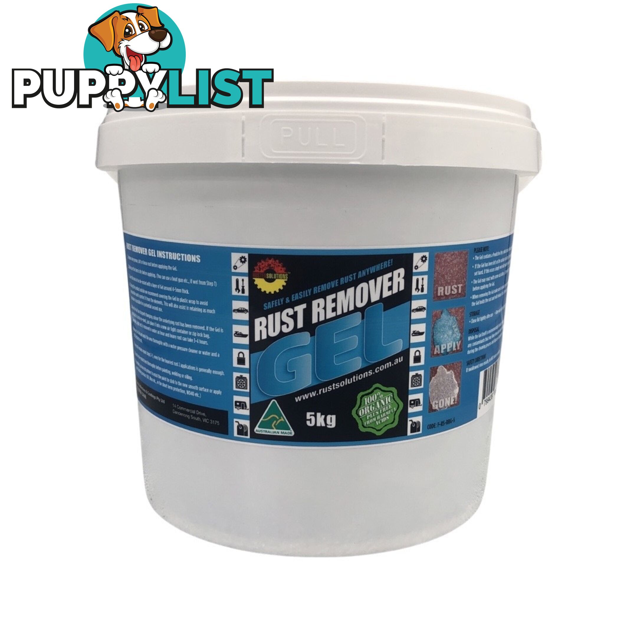 Rust Remover Gel 5kg (5Gel)