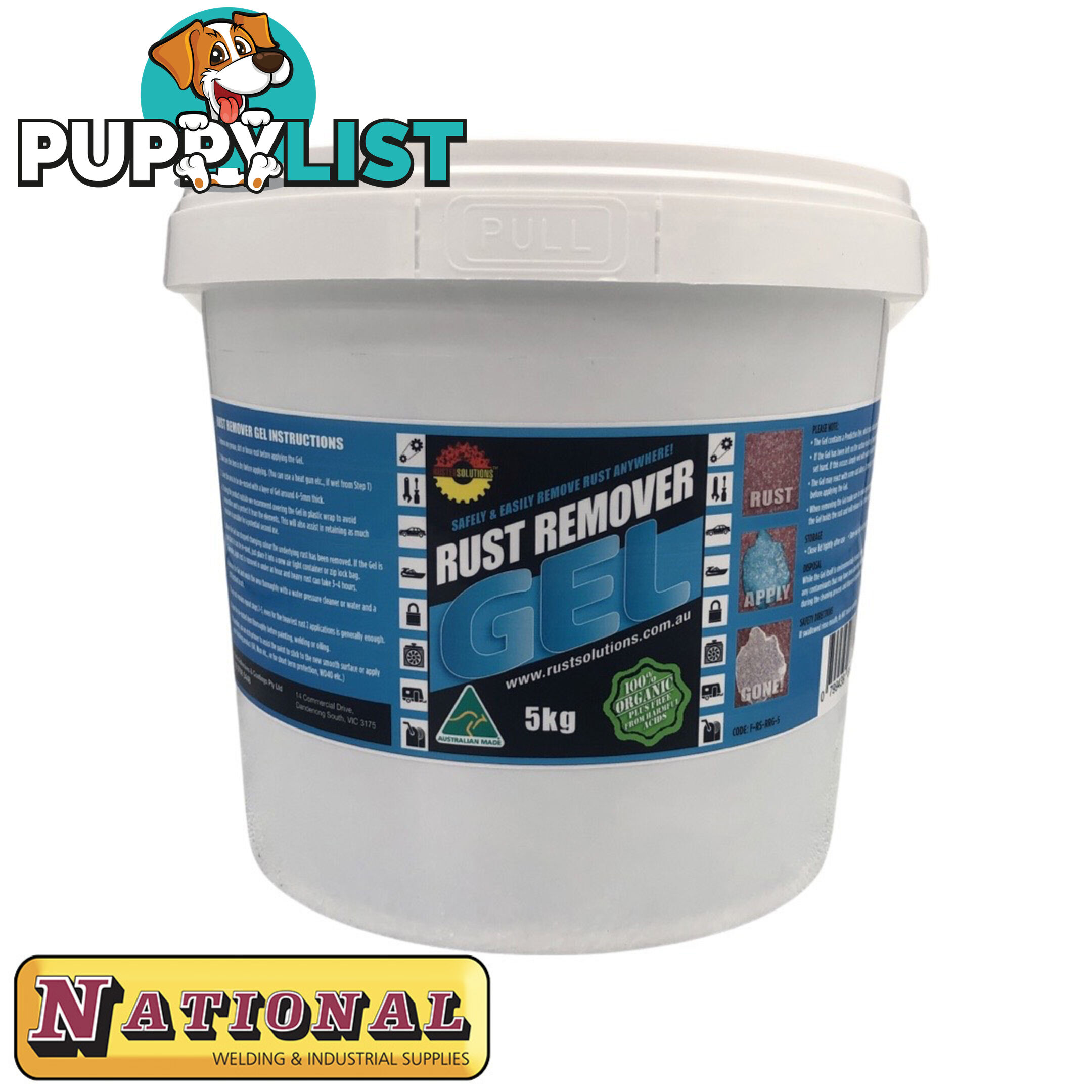 Rust Remover Gel 5kg (5Gel)