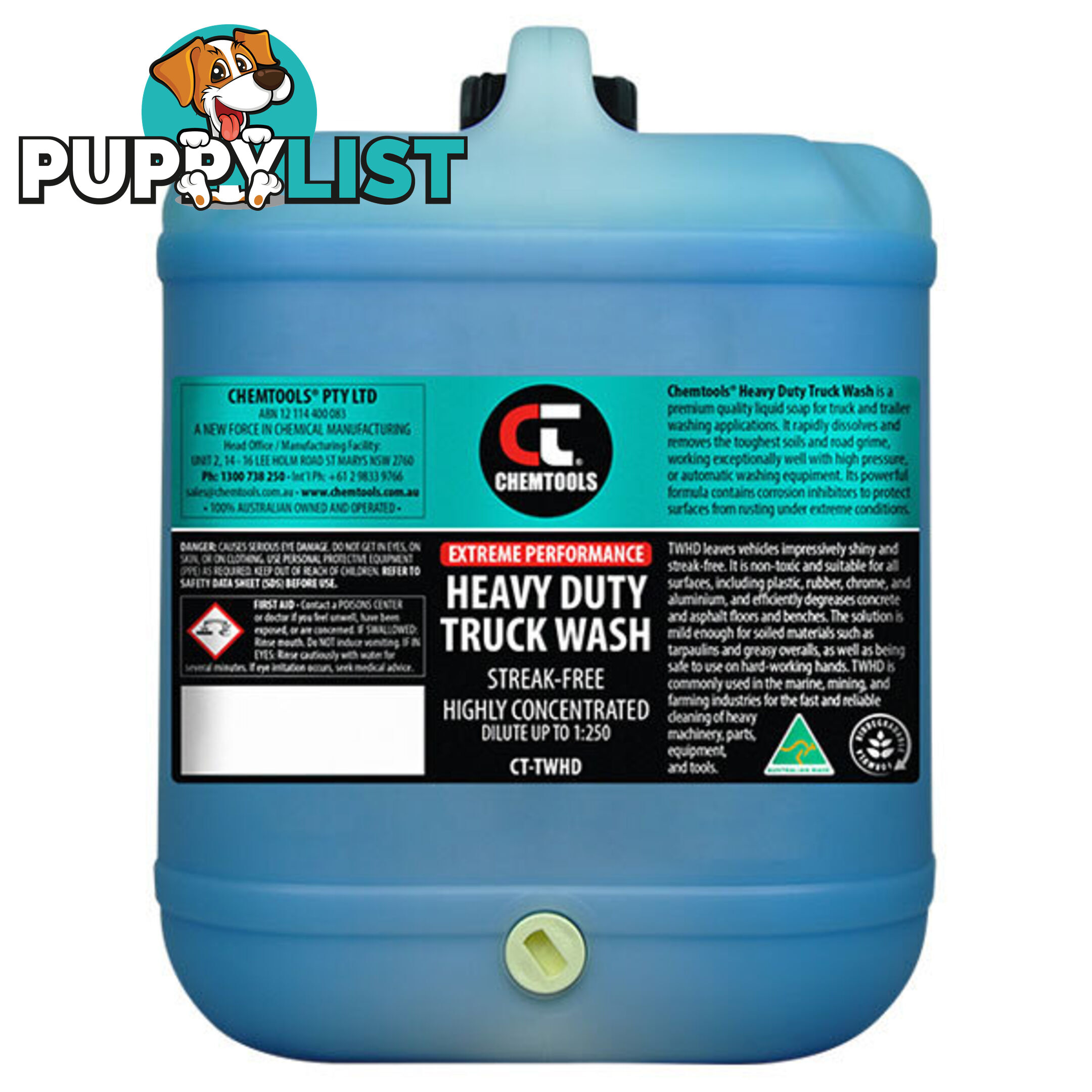 Heavy Duty Truck Wash AutoChemâ¢ 20 Litres Drum CT-TWHD-20L