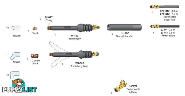 MICRO TIG WELDING TORCHES