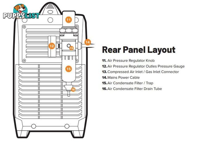 Plasma Cut 40 Air Razorâ¢ With Built-In-Air Compressor Unimig U14001K