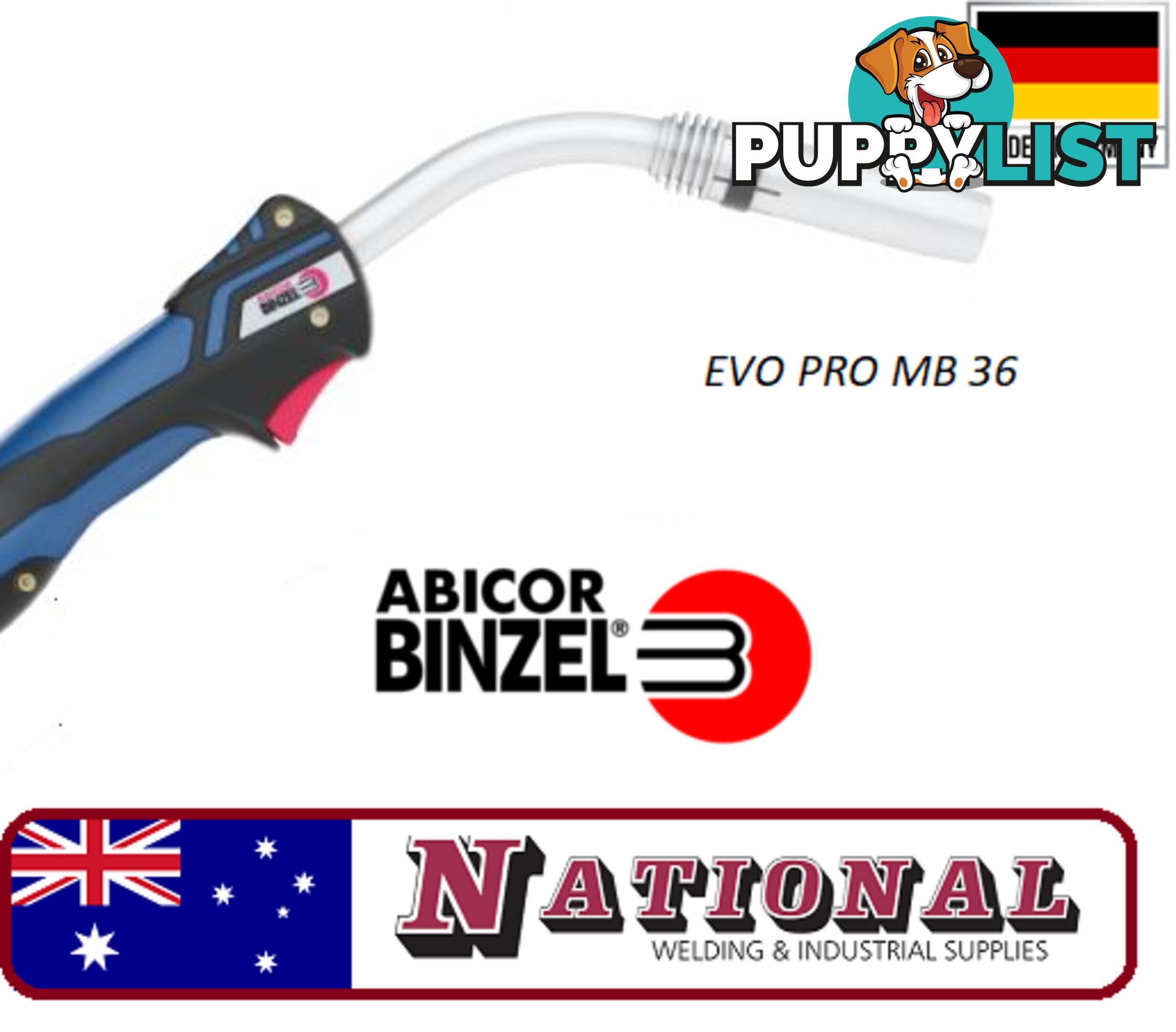 Binzel MB36 EVO Pro 7.5 Metres MIG Welding Torch 014.Z567.1