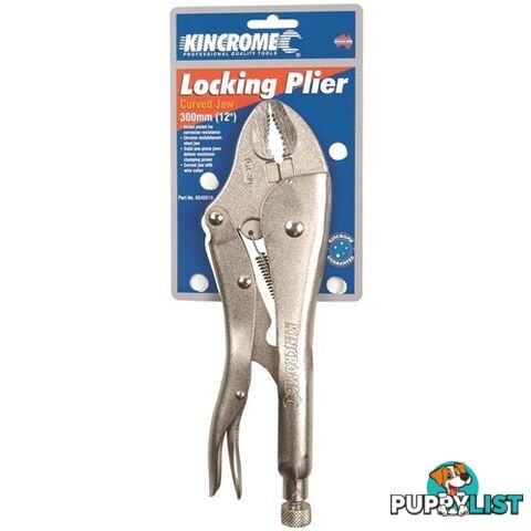 Locking Pliers Curved Jaw 300mm (12") Kincrome K040019