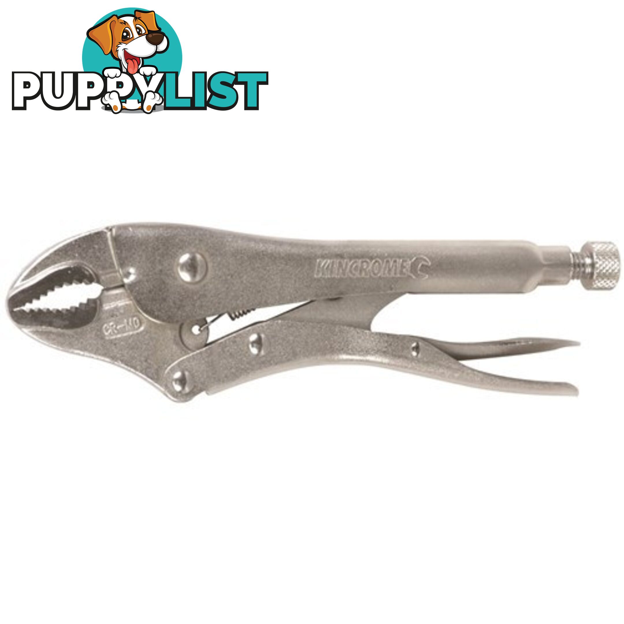 Locking Pliers Curved Jaw 300mm (12") Kincrome K040019