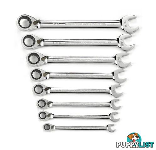 8pce SAE Rev Ratcheting Wrench Set 9533N