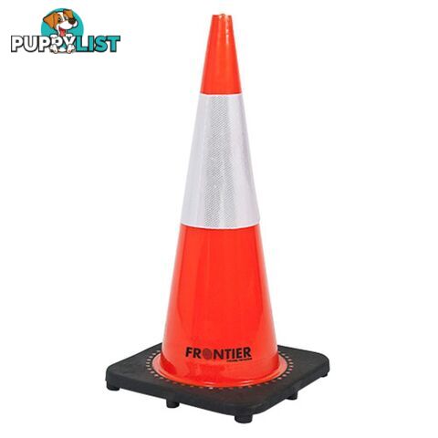 Frontier Reflective Traffic Cone 450mm Fluro Orange FRCONERFLFO0450