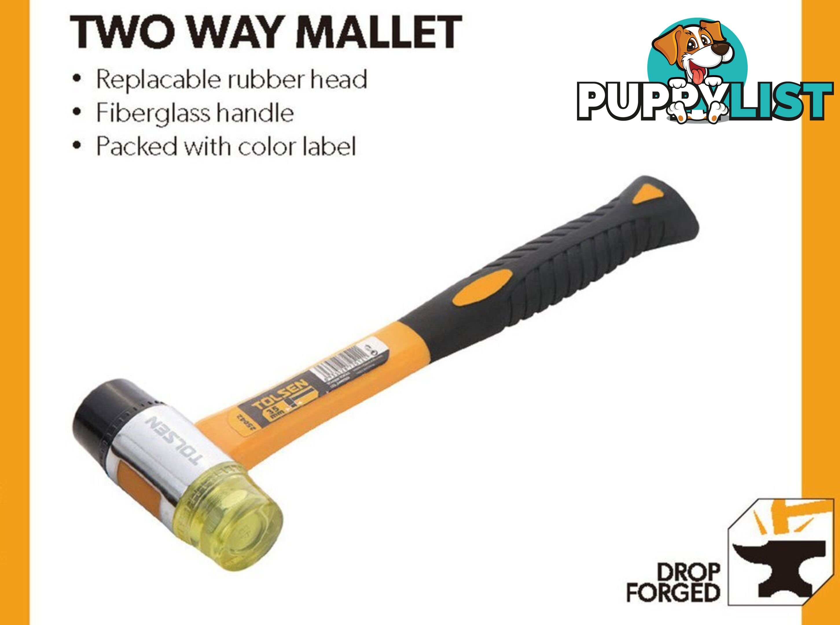 Two Way Mallet 35mm Tolsen 25042