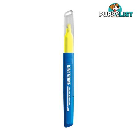 Highlighter Chisel Yellow Tip 5 Pack Kincrome K11825