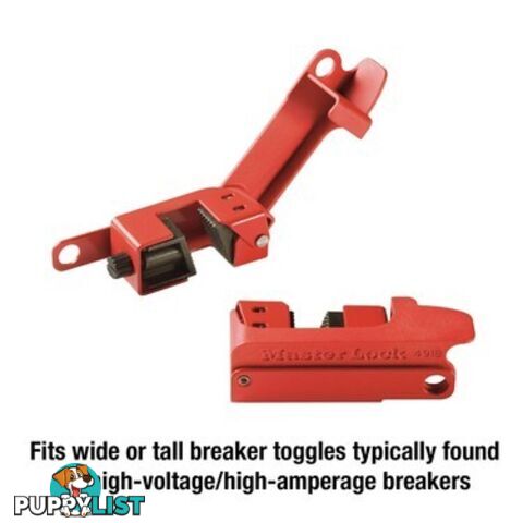 Grip Tightâ¢ Circuit Breaker Lockout Tall and Wide Toggles Materlock 491B