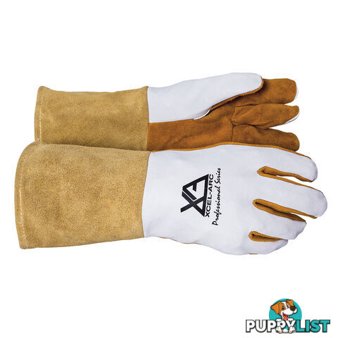 Deer Soft Professional Leather Tig Welding Gloves 310mm Unimig UMWG3-L