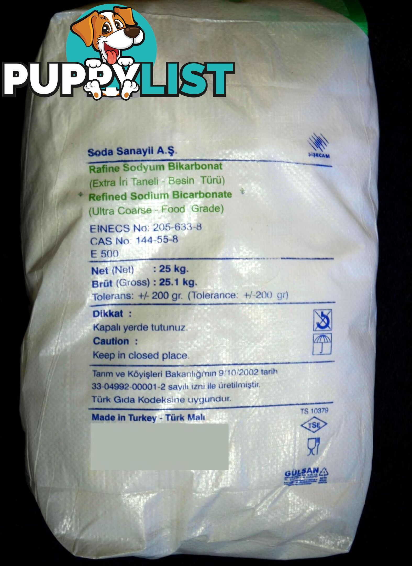 Sodium Bicarbonate Ultra Coarse Soda 15002